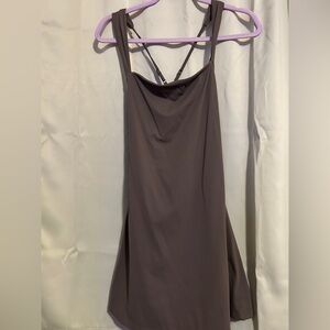 Qinsen Gray Athletic Dress